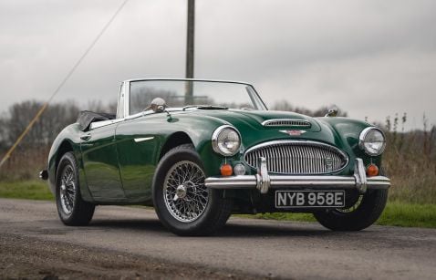 A picture of a classic Austin Healey